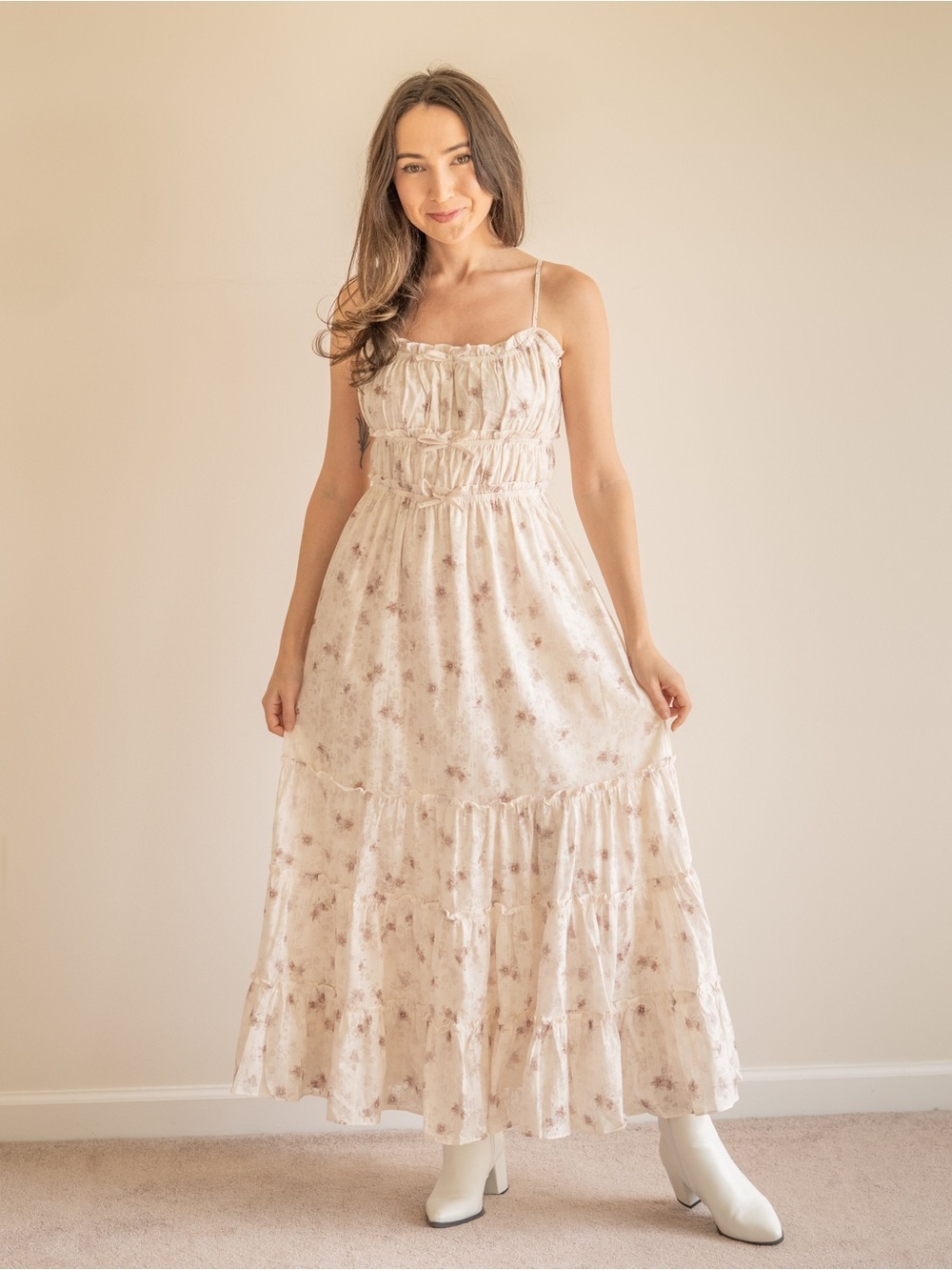 New with tags Storia Poetry & Petals Floral Midi Dress